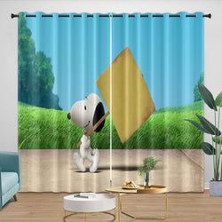 Snoopy Curtains Blackout Window Drapes Room Decoration (ONLINE ORDER ONLY)