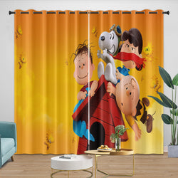 Snoopy Curtains Blackout Window Drapes Room Decoration (ONLINE ORDER ONLY)