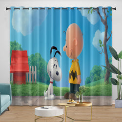 Snoopy Curtains Blackout Window Drapes Room Decoration (ONLINE ORDER ONLY)