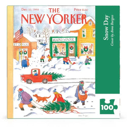 Snow Day The New Yorker 100 Piece Mini Jigsaw Puzzle NYPC (ONLINE ORDER ONLY)