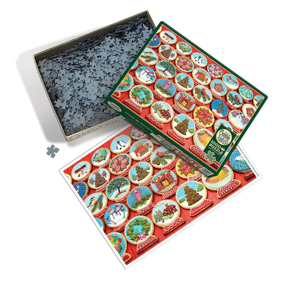 Snow Globe Cookies 1000 Piece Jigsaw Puzzle Cobble Hill (ONLINE ORDER ONLY)