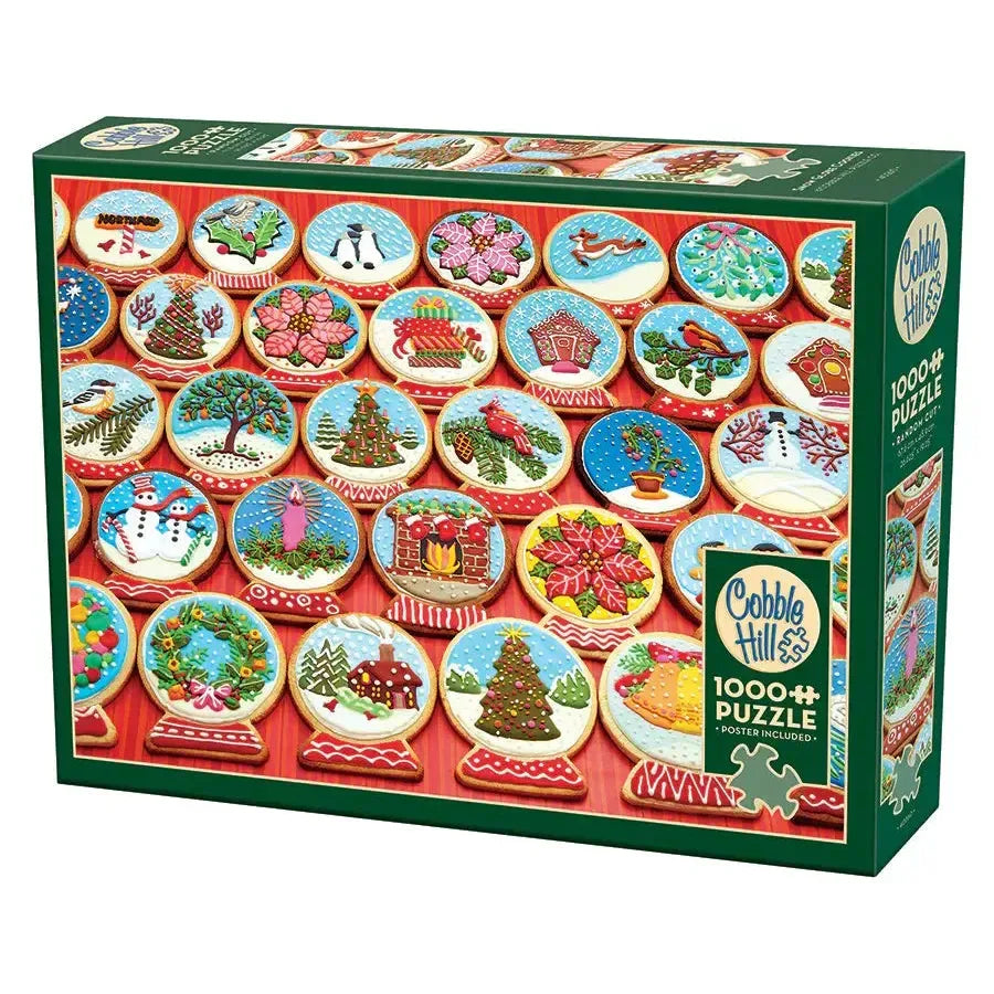 Snow Globe Cookies 1000 Piece Jigsaw Puzzle Cobble Hill (ONLINE ORDER ONLY)