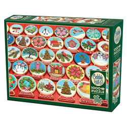 Snow Globe Cookies 1000 Piece Jigsaw Puzzle Cobble Hill (ONLINE ORDER ONLY)