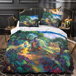 Snow White Bedding Set Pattern Quilt Cover Without Filler (Online Order Only)