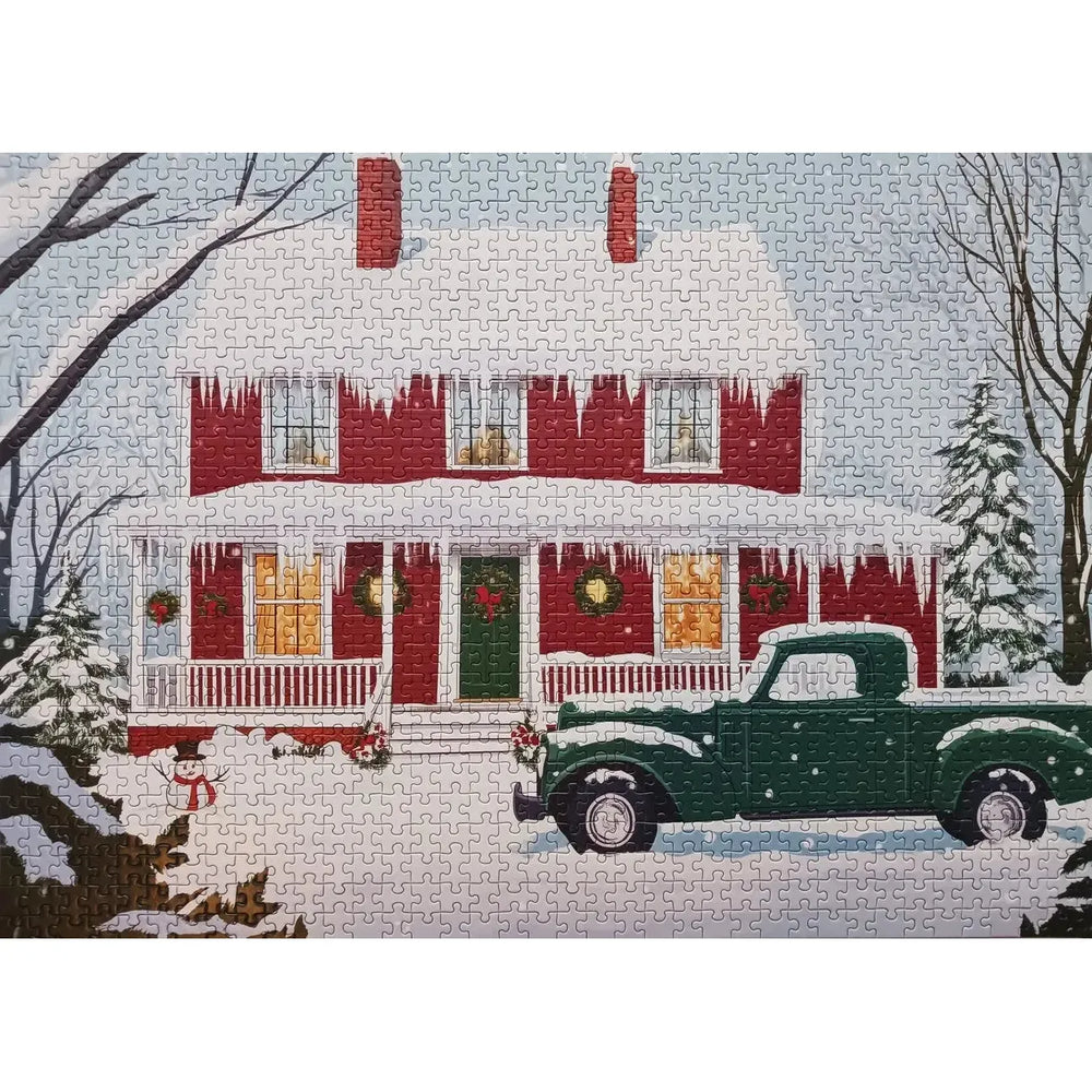 Snowed In, Snuggled Up 1000 Piece Jigsaw Puzzle Snappy (ONLINE ORDER ONLY)