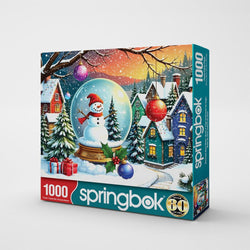 Snowman Snow Globe 1000 Piece Jigsaw Puzzle Springbok (ONLINE ORDER ONLY)