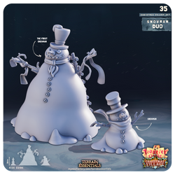 3D Printed Cast n Play Christmas Village Terrain Set 28mm 32mm D&D (Online Only)
