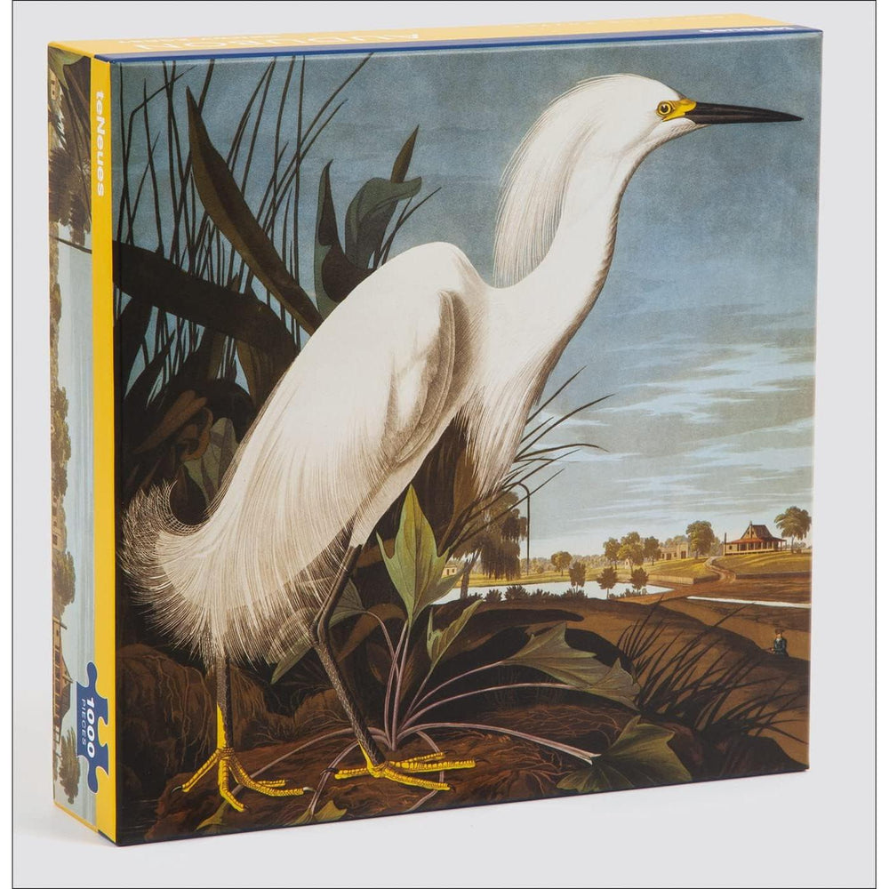 Snowy Egret by Audubon 1000 Piece Jigsaw Puzzle teNeues (ONLINE ORDER ONLY)