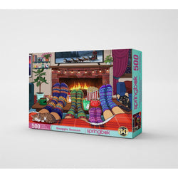 Snuggle Season 500 Piece Jigsaw Puzzle Springbok (ONLINE ORDER ONLY)
