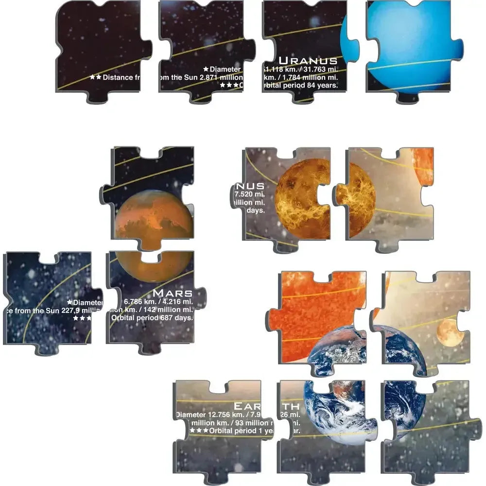 Solar System 70 Piece Tray Jigsaw Puzzle Larsen (ONLINE ORDER ONLY)