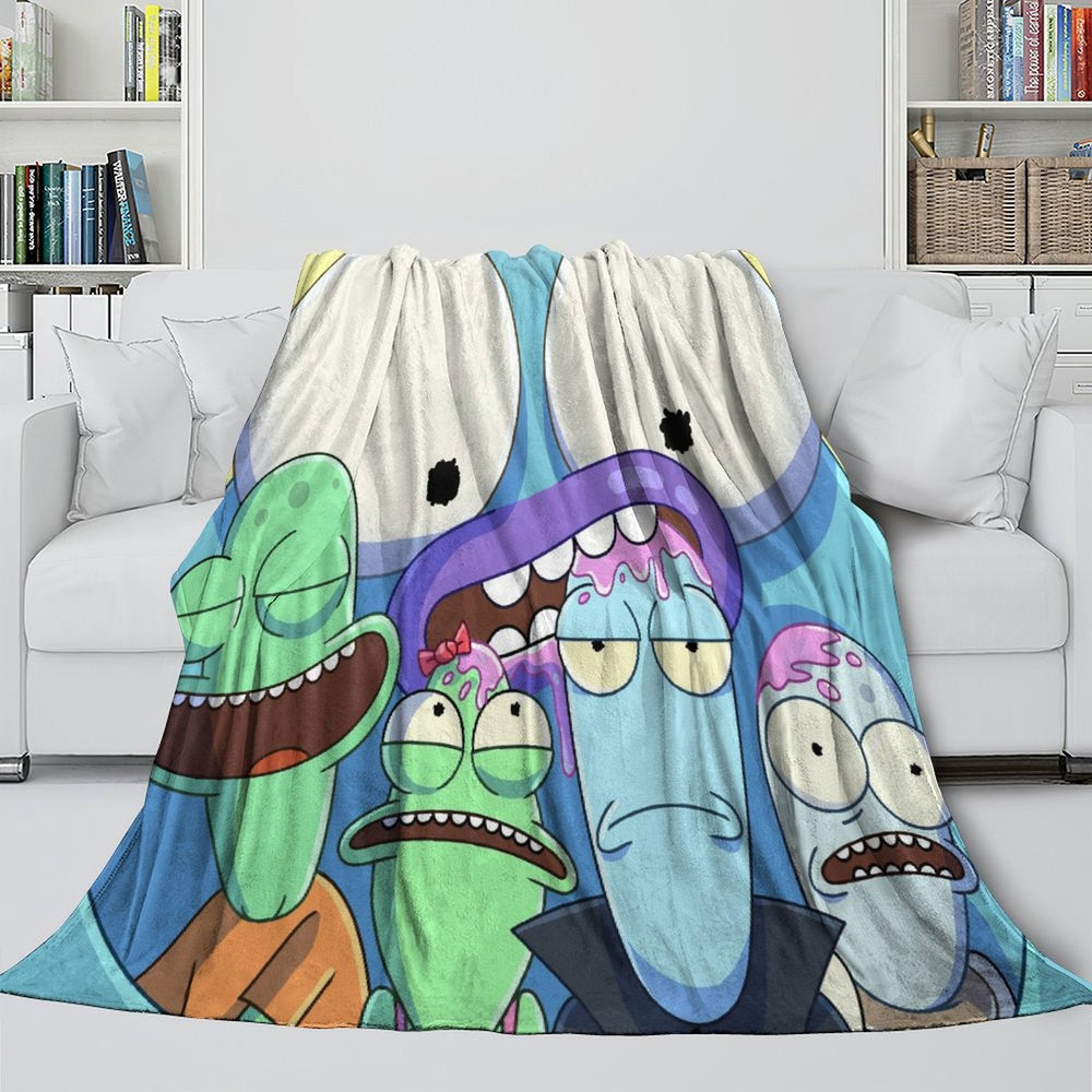 Solar Opposites Blanket Flannel Throw Kids Room Decoration (ONLINE ORDER ONLY)