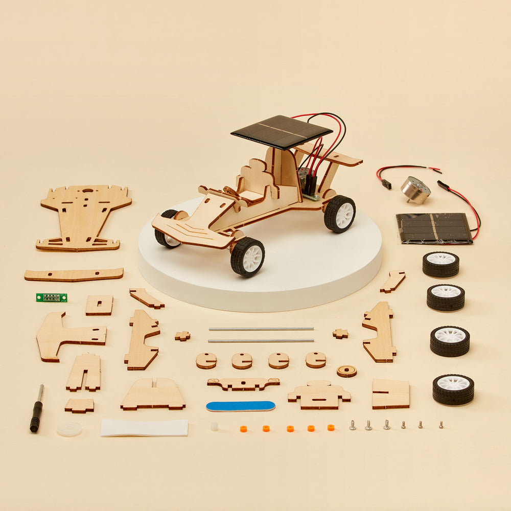 Solar Race Car DIY Kit, Educational STEM Toy (ONLINE ORDER ONLY)