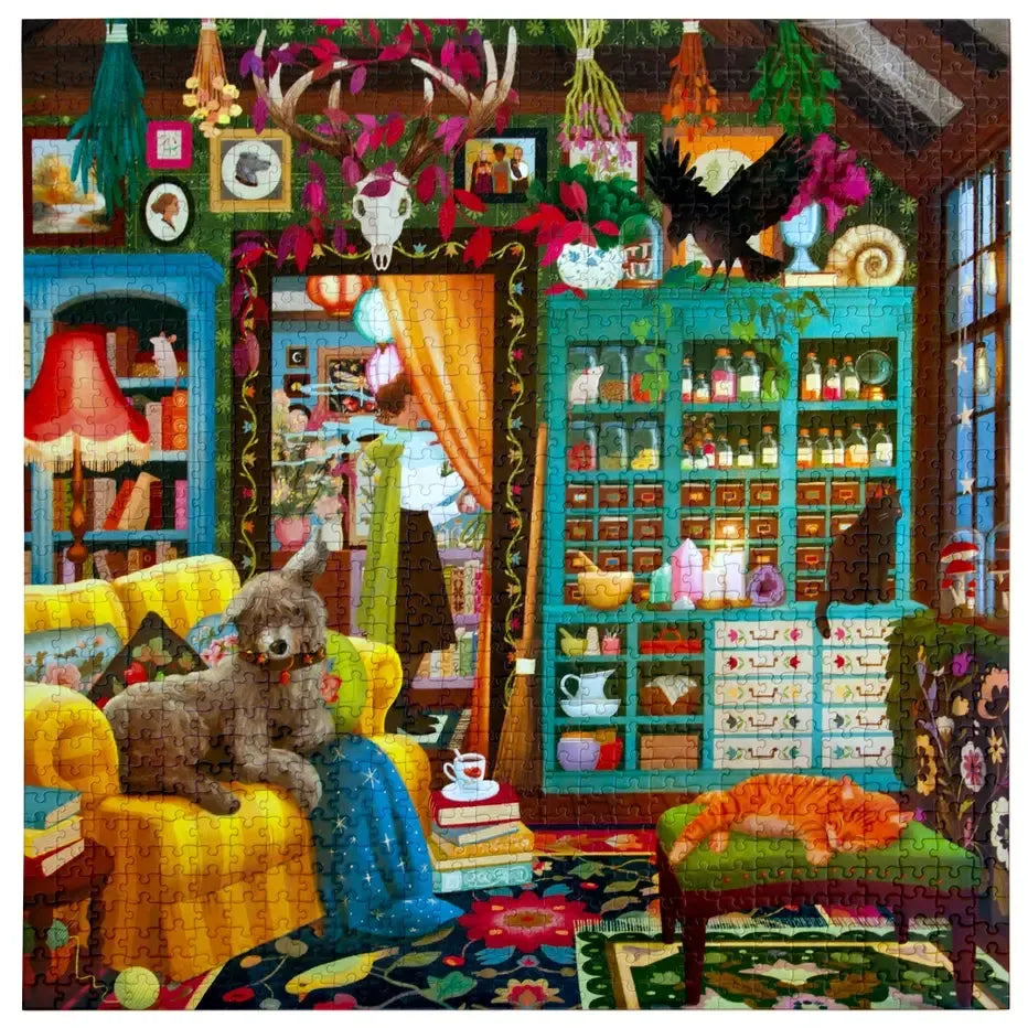 Sorcerer's Den 1000 Piece Jigsaw Puzzle eeBoo (ONLINE ORDER ONLY)