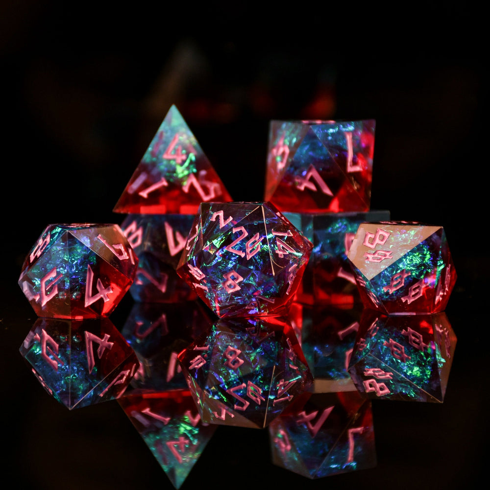Pre-Order|| Sorcerous Burst Sharp-Edged Resin Dice Set