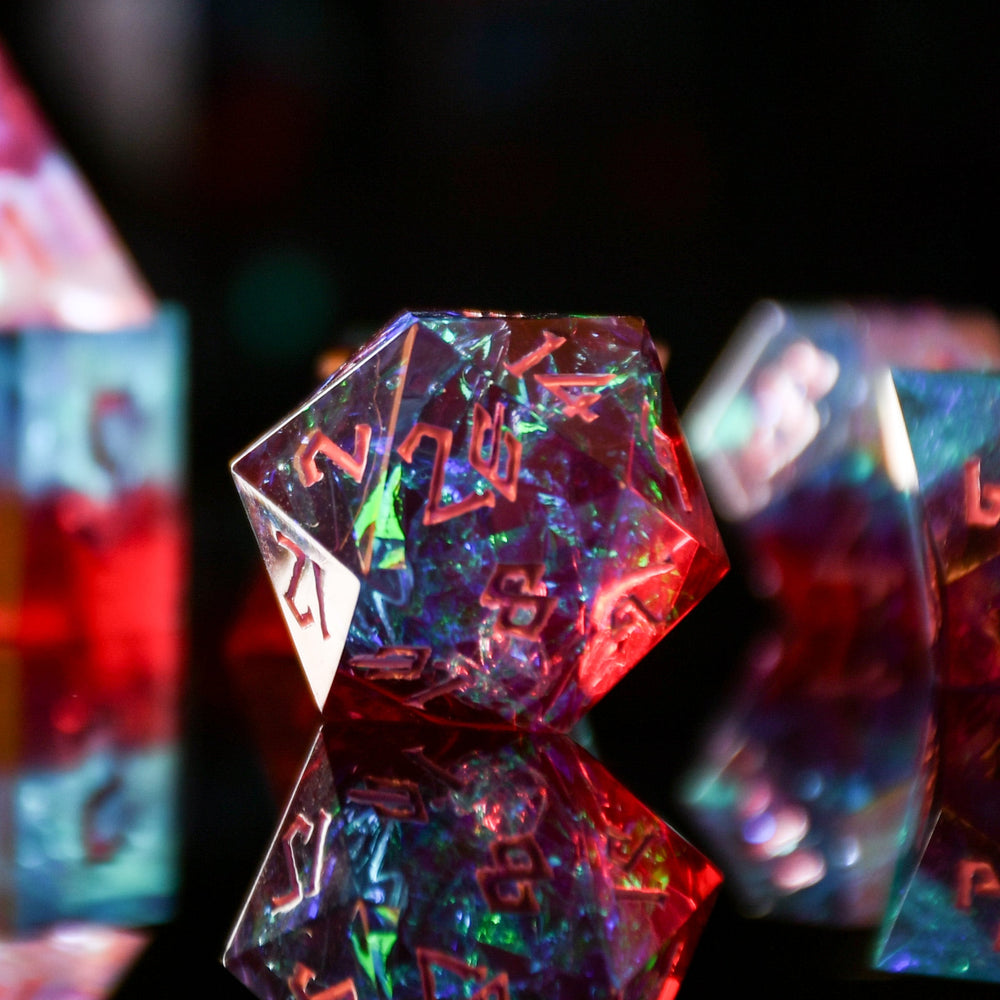 Pre-Order|| Sorcerous Burst Sharp-Edged Resin Dice Set