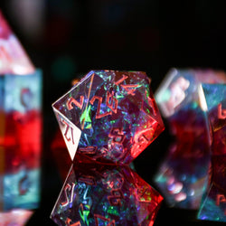Pre-Order|| Sorcerous Burst Sharp-Edged Resin Dice Set