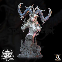 3D Printed Archvillain Games Illyra'Vash The First Harlot Bust Speak of the Devil Vol. III 28 32mm D&D (Online Only)