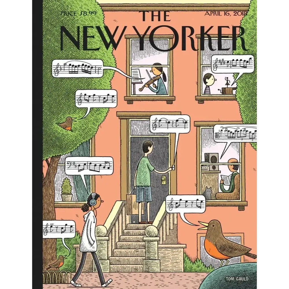 Soundtrack to Spring The New Yorker 100 Piece Mini Jigsaw Puzzle NYPC (ONLINE ORDER ONLY)