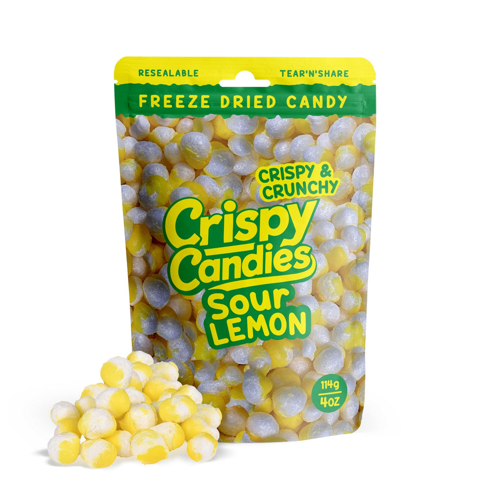 Crispy Candies - Sour Lemon Freeze Dried Candy 114g (ONLINE ORDER ONLY)