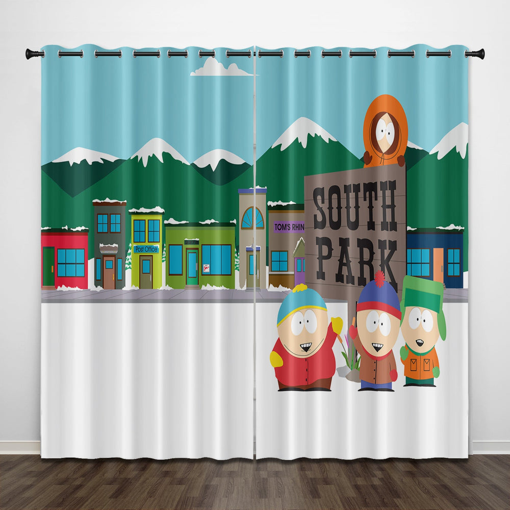 South Park the Stick Of Truth Curtains Pattern Blackout Window Drapes (Online Order Only)