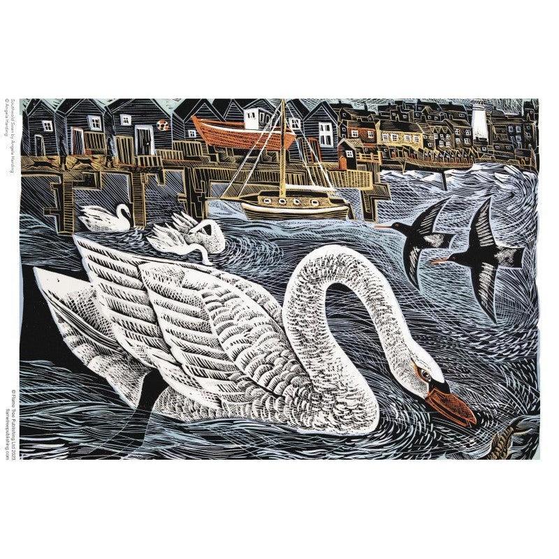 Southwold Swan 1000 Piece Jigsaw Puzzle Flame Tree (ONLINE ORDER ONLY)