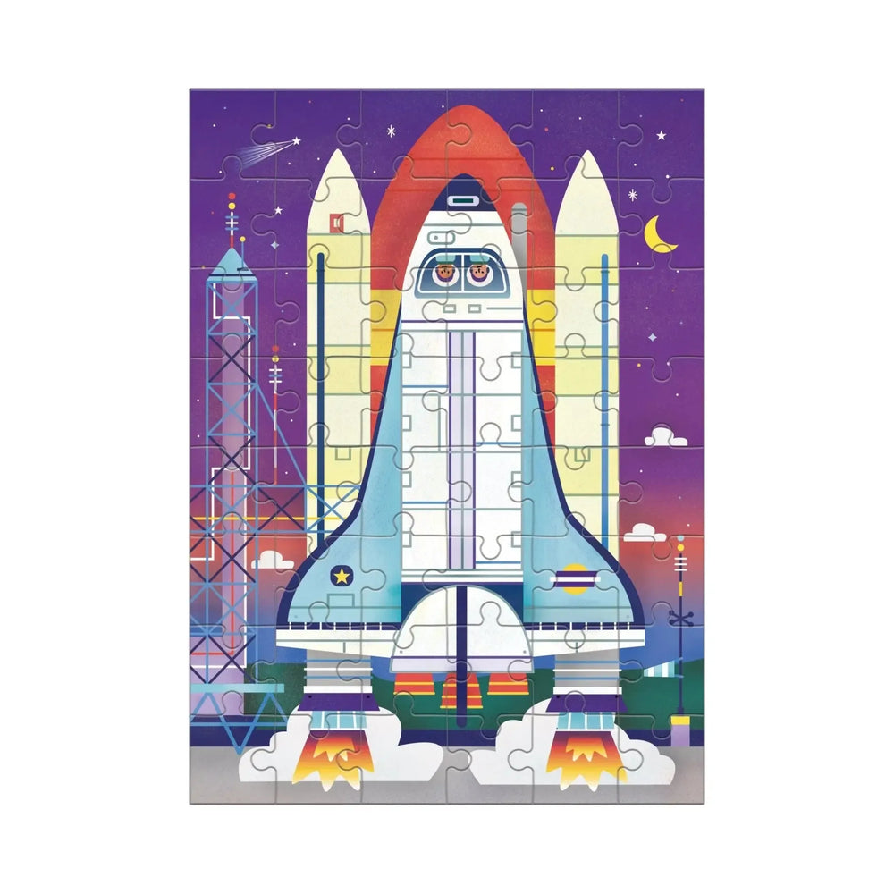 Space Shuttle 48 Piece Mini Jigsaw Puzzle Mudpuppy (ONLINE ORDER ONLY)