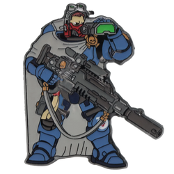 Foam Brain Mystery Loot: 40K Enamel Pins - Ultramarines vs Tyranids