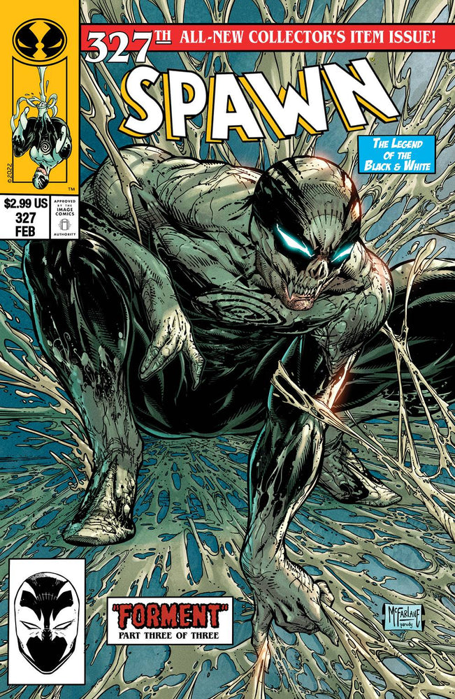 Spawn #327 B Todd Mcfarlane Spider-Man 1 Homage Variant (03/09/2022) Image (ONLINE ORDER ONLY)