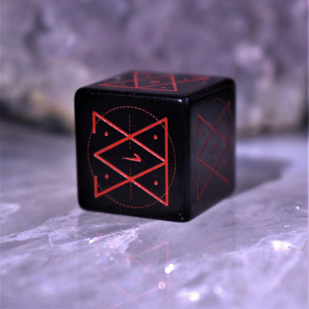 Pre-Order || Spellcaster Obsidian Stone Dice