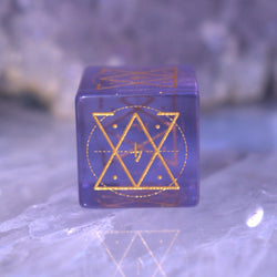 Pre-Order || Spellcaster Purple Glass Dice Set
