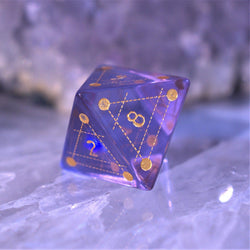 Pre-Order || Spellcaster Purple Glass Dice Set