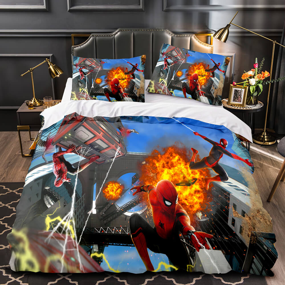 IMAX Spider-Man No Way Home Bedding Set Duvet Cover Quilt Bed Sets (Online Order Only)