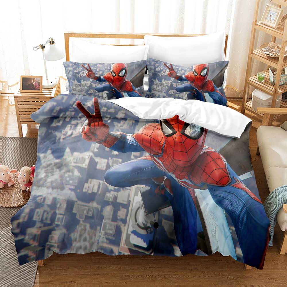 Spider-Man Pattern Bedding Set Quilt Cover Without Filler (Online Order Only)