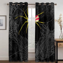 Spider Man Curtains Cosplay Blackout Window Treatments Drapes Room Decor (Online Order Only)