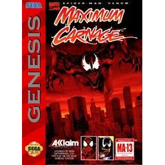 Spiderman Maximum Carnage - Sega Genesis (Online Order Only)