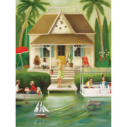 Splendid Summer Home by Janet Hill 500 Piece Jigsaw Puzzle NYPC (ONLINE ORDER ONLY)