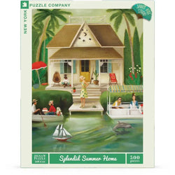 Splendid Summer Home by Janet Hill 500 Piece Jigsaw Puzzle NYPC (ONLINE ORDER ONLY)