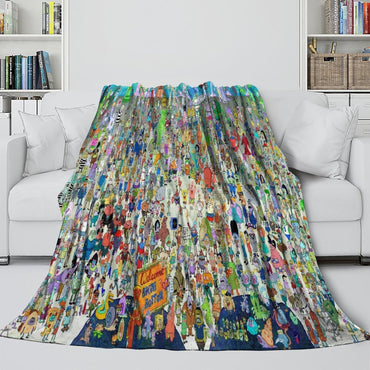 SpongeBob SquarePants Blanket Flannel Kids Room Throw (ONLINE ORDER ONLY)