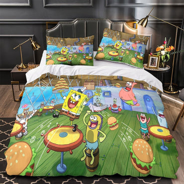 SpongeBob SquarePants Duvet Cover Pattren Bedding Set Without Filler (ONLINE ORDER ONLY)