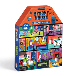 Spooky House 100 Piece Shaped Jigsaw Puzzle Mudpuppy (ONLINE ORDER ONLY)