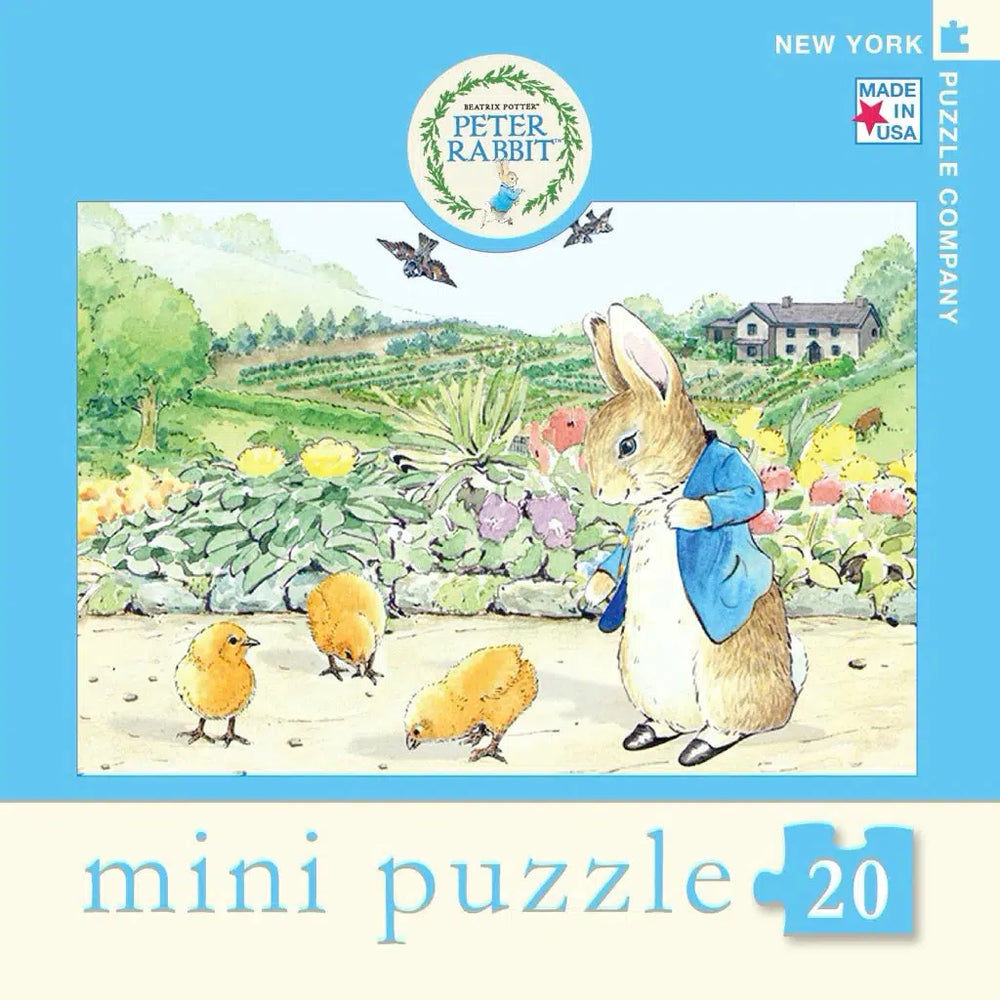 Spring Chicks Peter Rabbit 20 Piece Mini Jigsaw Puzzle NYPC (ONLINE ORDER ONLY)