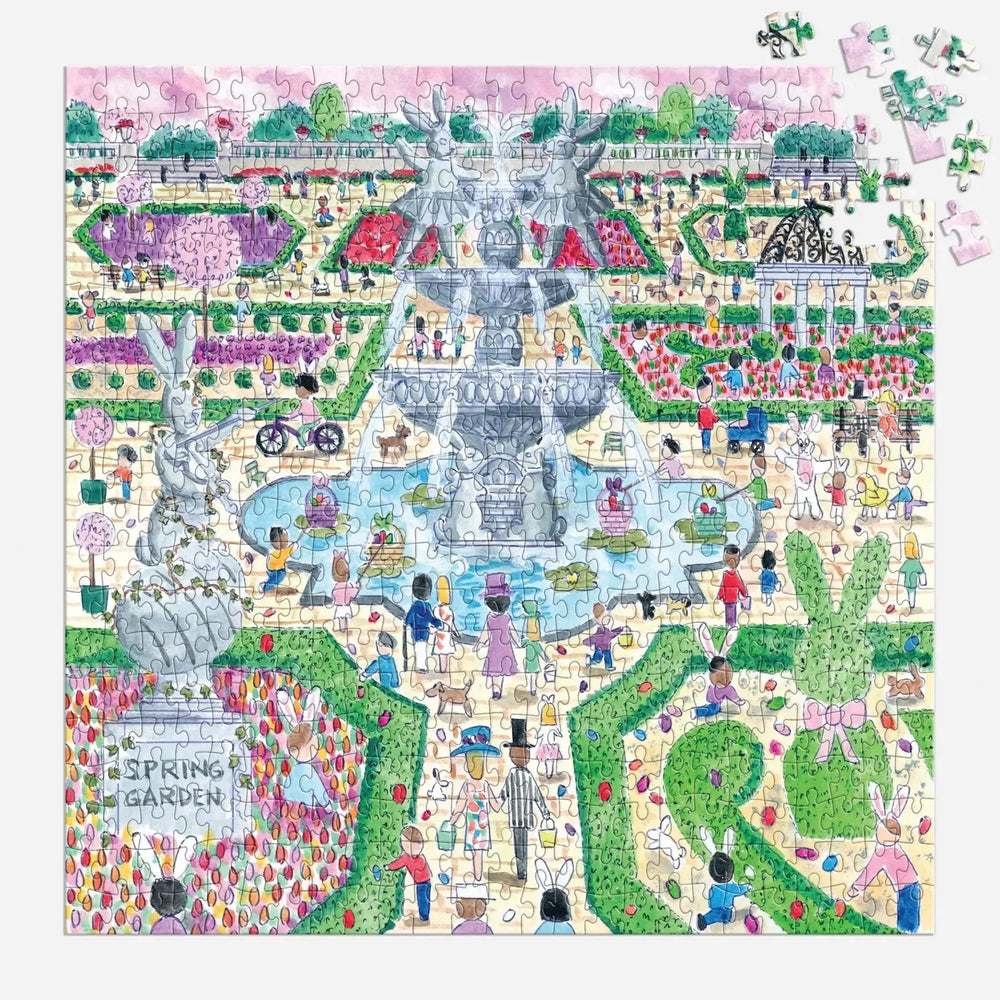 Spring Egg Hunt 500 Piece Jigsaw Puzzle Galison (ONLINE ORDER ONLY)