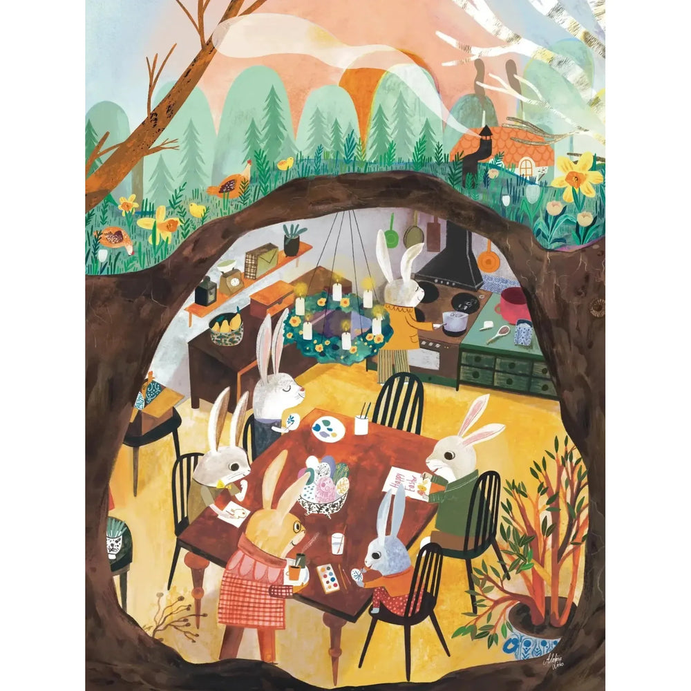 Spring Preparations by Adelina Lirius 500 Piece Jigsaw Puzzle NYPC (ONLINE ORDER ONLY)