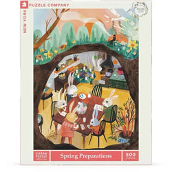 Spring Preparations by Adelina Lirius 500 Piece Jigsaw Puzzle NYPC (ONLINE ORDER ONLY)