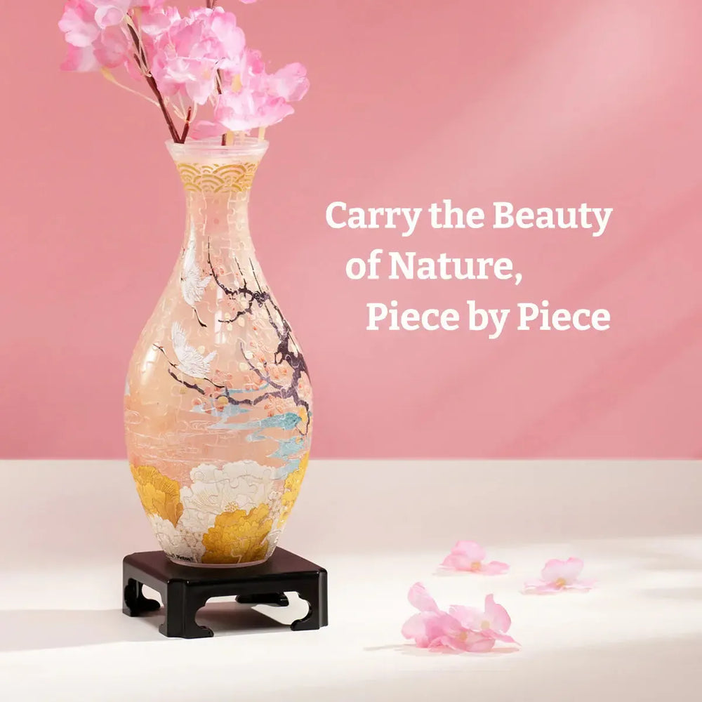 Spring Symphony Vase 160 Piece 3D Plastic Jigsaw Puzzle PieceRelax (ONLINE ORDER ONLY)