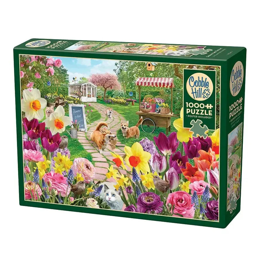 Springtime Frolic 1000 Piece Jigsaw Puzzle Cobble Hill (ONLINE ORDER ONLY)
