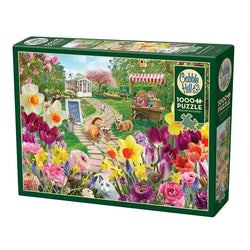 Springtime Frolic 1000 Piece Jigsaw Puzzle Cobble Hill (ONLINE ORDER ONLY)