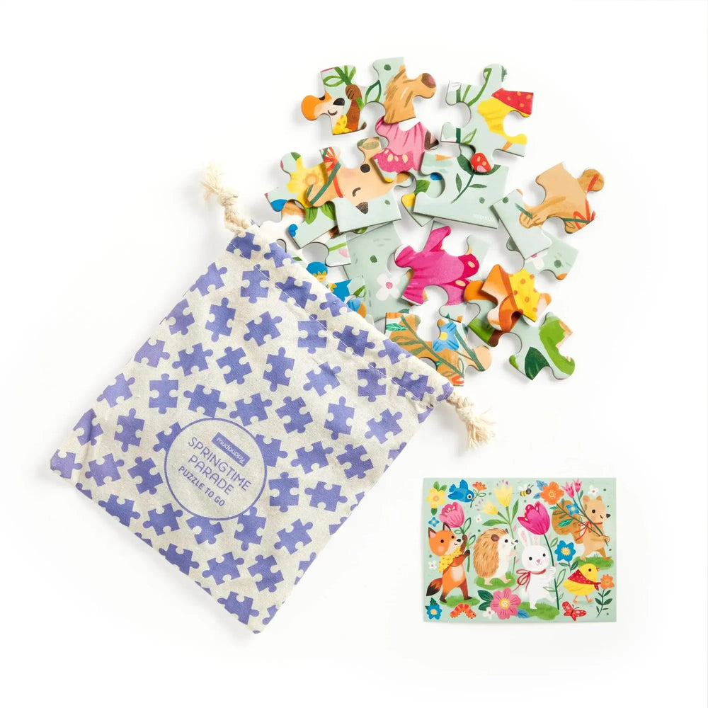 Springtime Parade 36 Piece Mini Jigsaw Puzzle Mudpuppy (ONLINE ORDER ONLY)