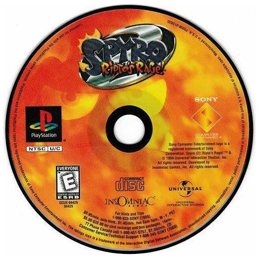 Spyro (2) Ripto's Rage - PlayStation (LOOSE) (Online Order Only)