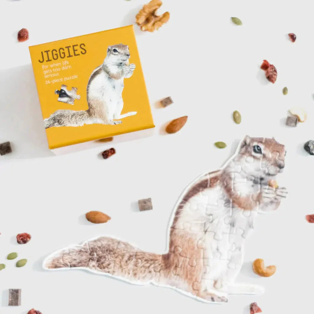 Squirrel 24 Piece Mini Jigsaw Puzzle Gibbs Smith (ONLINE ORDER ONLY)
